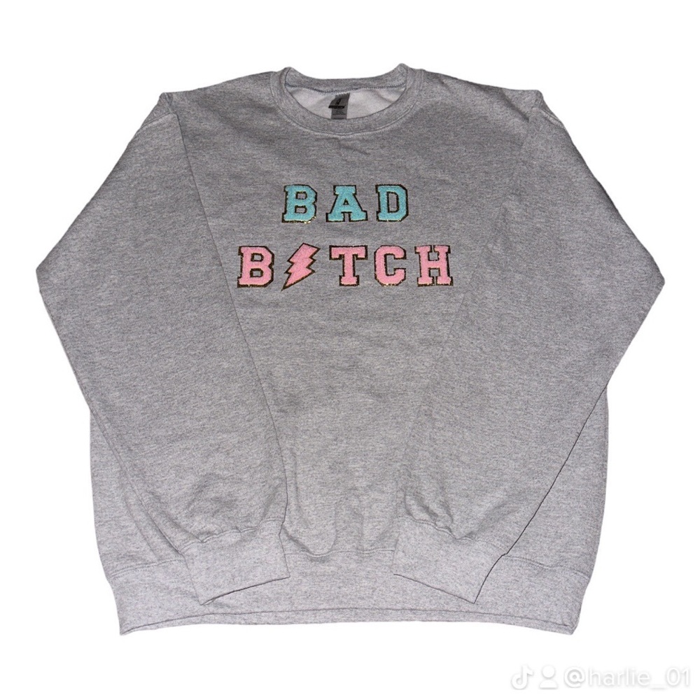 custom made Varsity letter sweatshirt - chenille letters